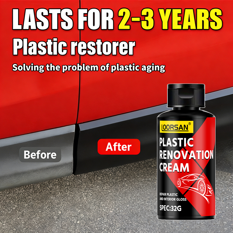 Trim Restorer Plastic - LOORSAN Plastic Renovation Cream 32G Long-Lasting