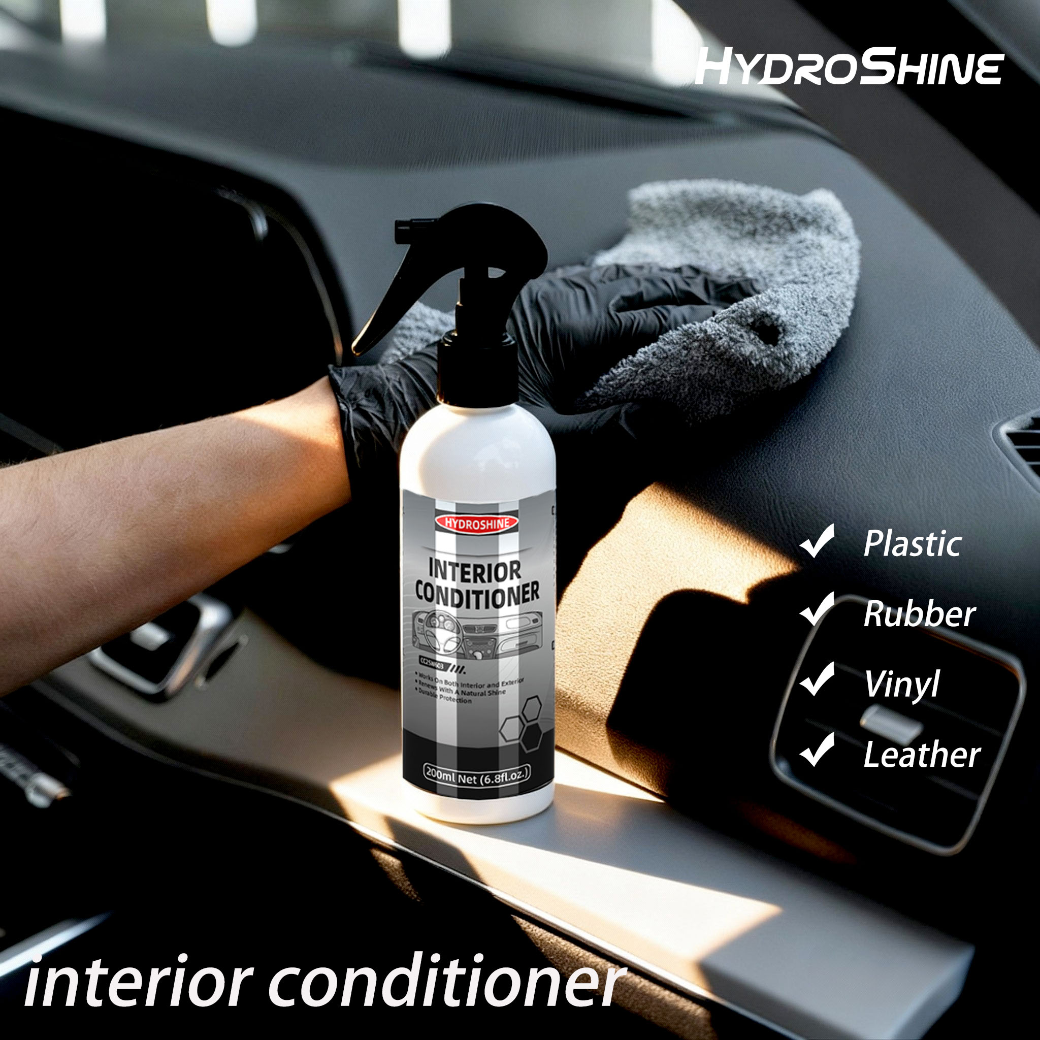 Leather Cleaner Interior - Hydroshine Car Interior Conditioner Interior Plastic