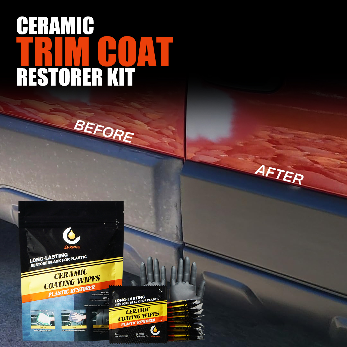 Trim Restorer Plastic - Quick Plastic Trim Restorer -Ceramic Trim