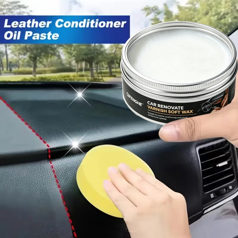 Trim Restorer Plastic - Car Renovate Varnish Soft Wax Leather