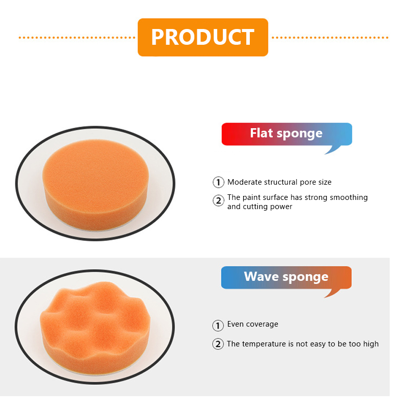 6pcs/set Car Polishing Sponge  - مراجعة Polish Pad Set Buffer وسعره