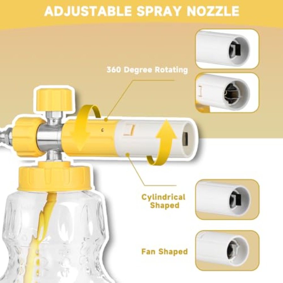 Foam Cannon for Pressure Washe - مراجعة Foam Cannon Car Wash وسعره
