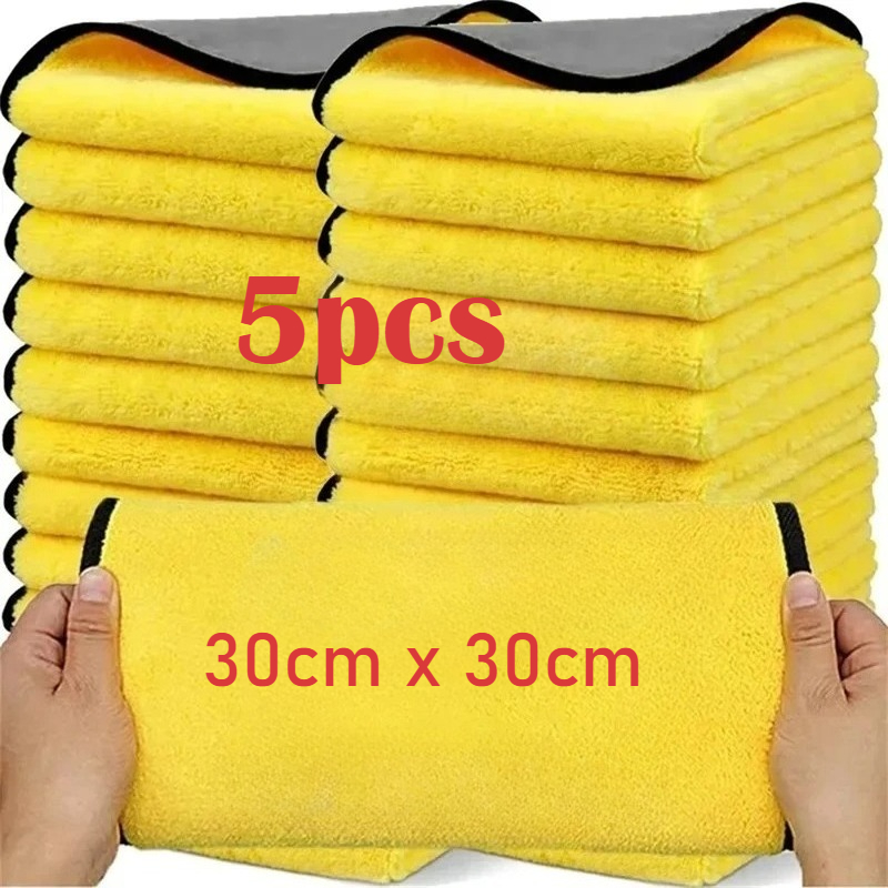 Double Sides Car Microfiber Cl - مراجعة Microfiber Towel Detailing وسعره