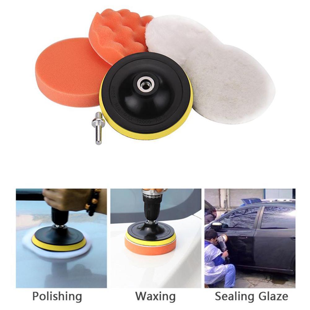 6pcs/set Car Polishing Sponge  - مراجعة Polish Pad Set Buffer وسعره