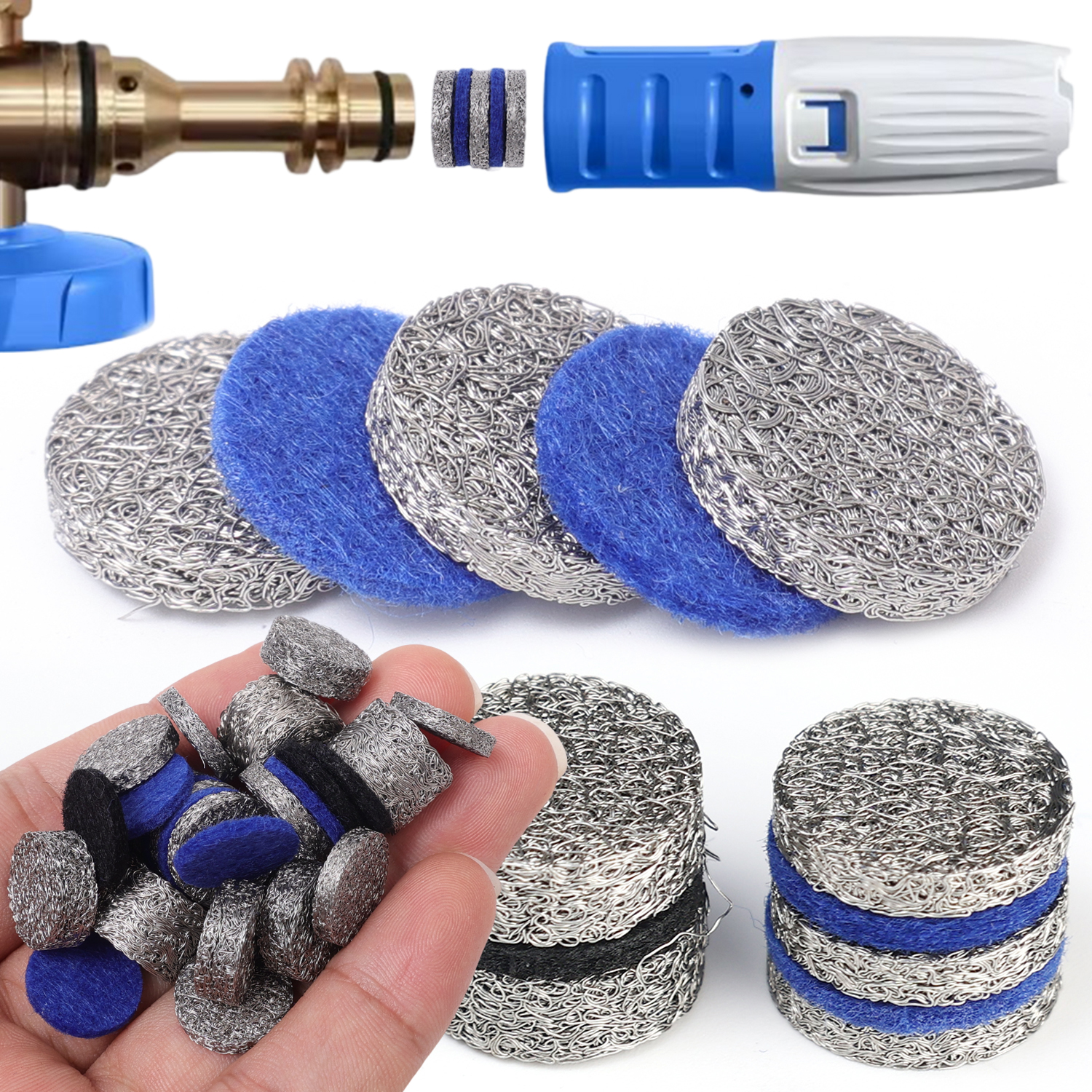 1/2/5pcs Foam Gun Nozzle Orifi - مراجعة Pressure Washer Foam Gun وسعره