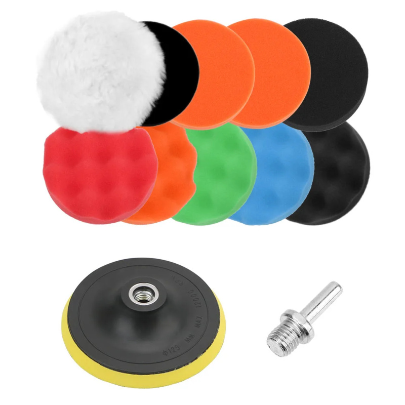 12Pcs/set Car Polishing Pad Pa - مراجعة Polish Pad Set Buffer وسعره
