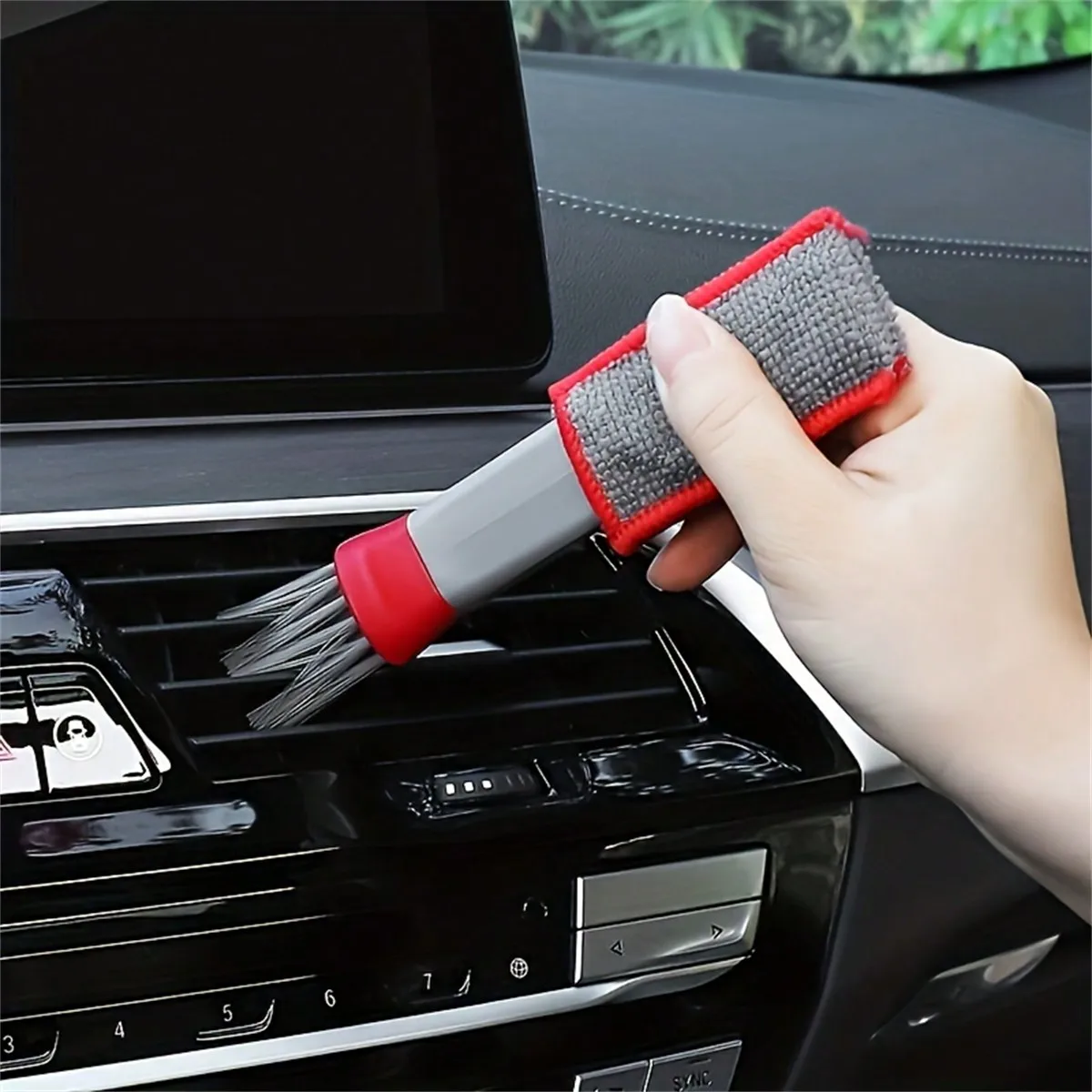 1pc Double-Headed Brush, Car A - مراجعة Car Cleaning Brush وسعره
