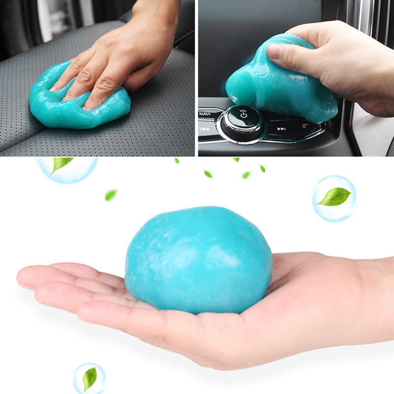 New Car Cleaning Gel Magic Mud - مراجعة Dirt Brush Interior وسعره