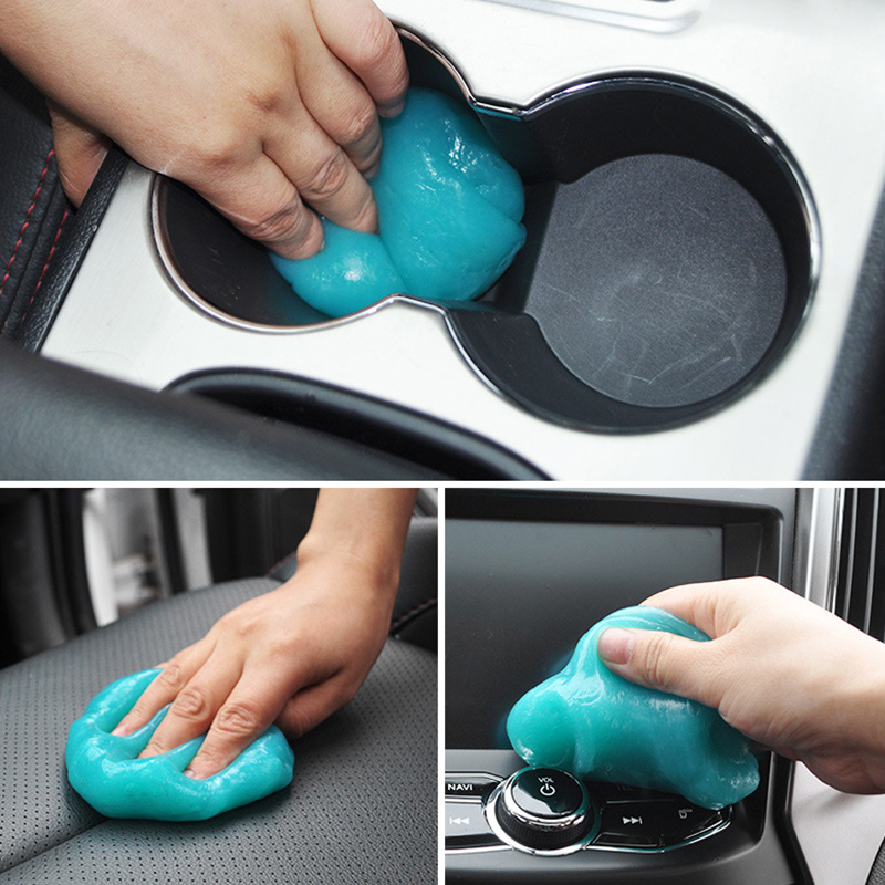 New Car Cleaning Gel Magic Mud - مراجعة Dirt Brush Interior وسعره