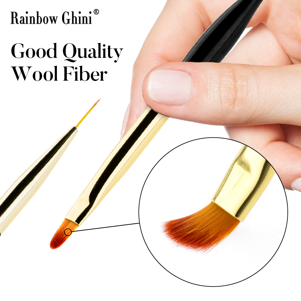Rainbow Ghini 3Pcs/Set Dual He - مراجعة Detailing Brush Set وسعره