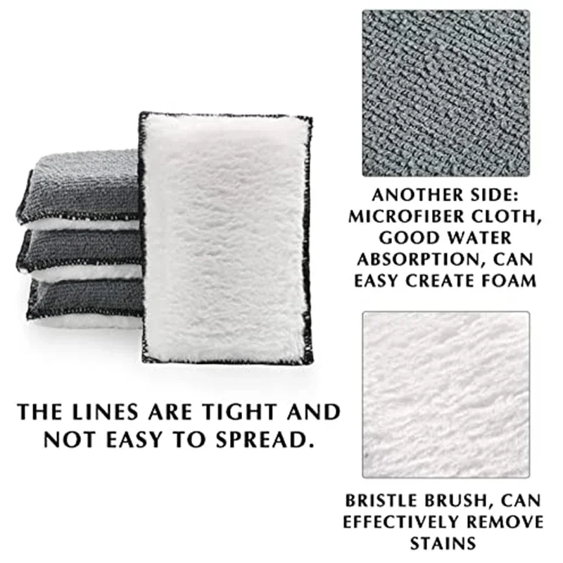 10Pcs Soft Double-Side Microfi - مراجعة Leather Cleaner Interior وسعره