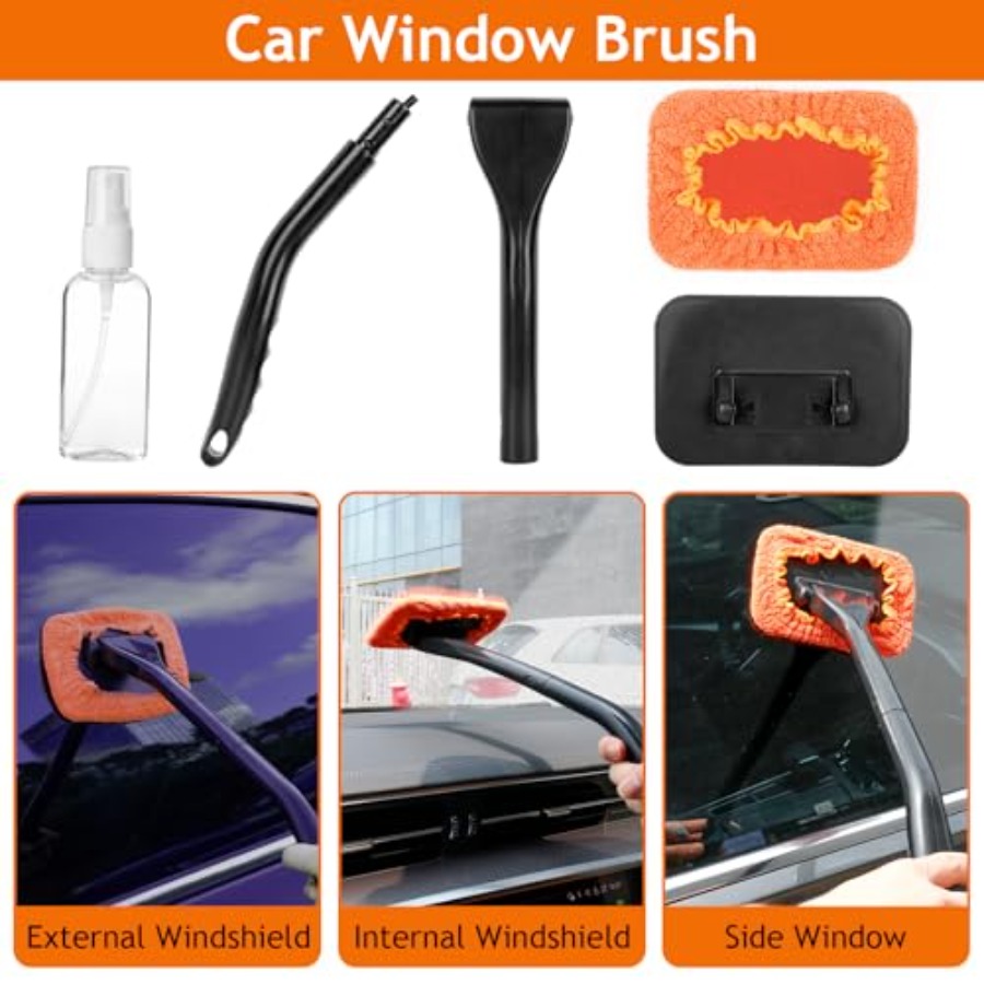 Windshield Cleaner Tool, Car D - مراجعة Interior Detailing Kit وسعره