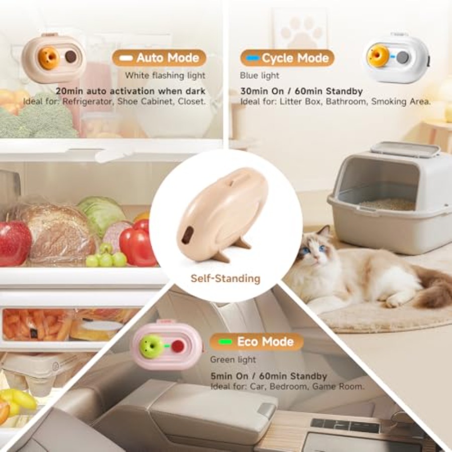 Plasma Fridge Deodorizer Ozone - مراجعة Odor Eliminator Car وسعره
