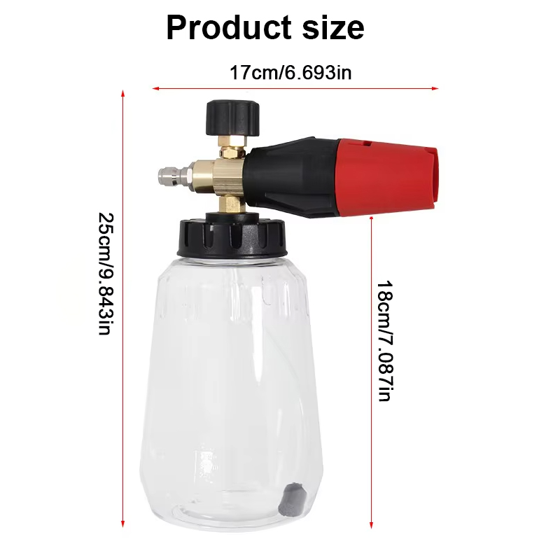 High Pressure PA Foam Cannon   - مراجعة Pressure Washer Foam Gun وسعره