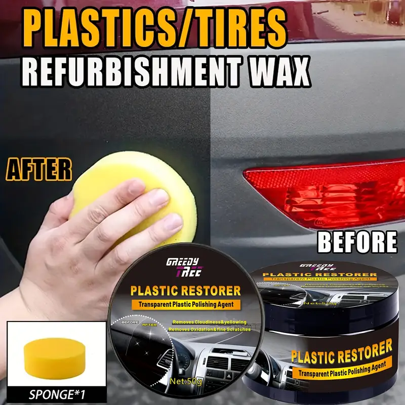 GREEDY TREE Automotive Plastic - مراجعة Trim Restorer Plastic وسعره