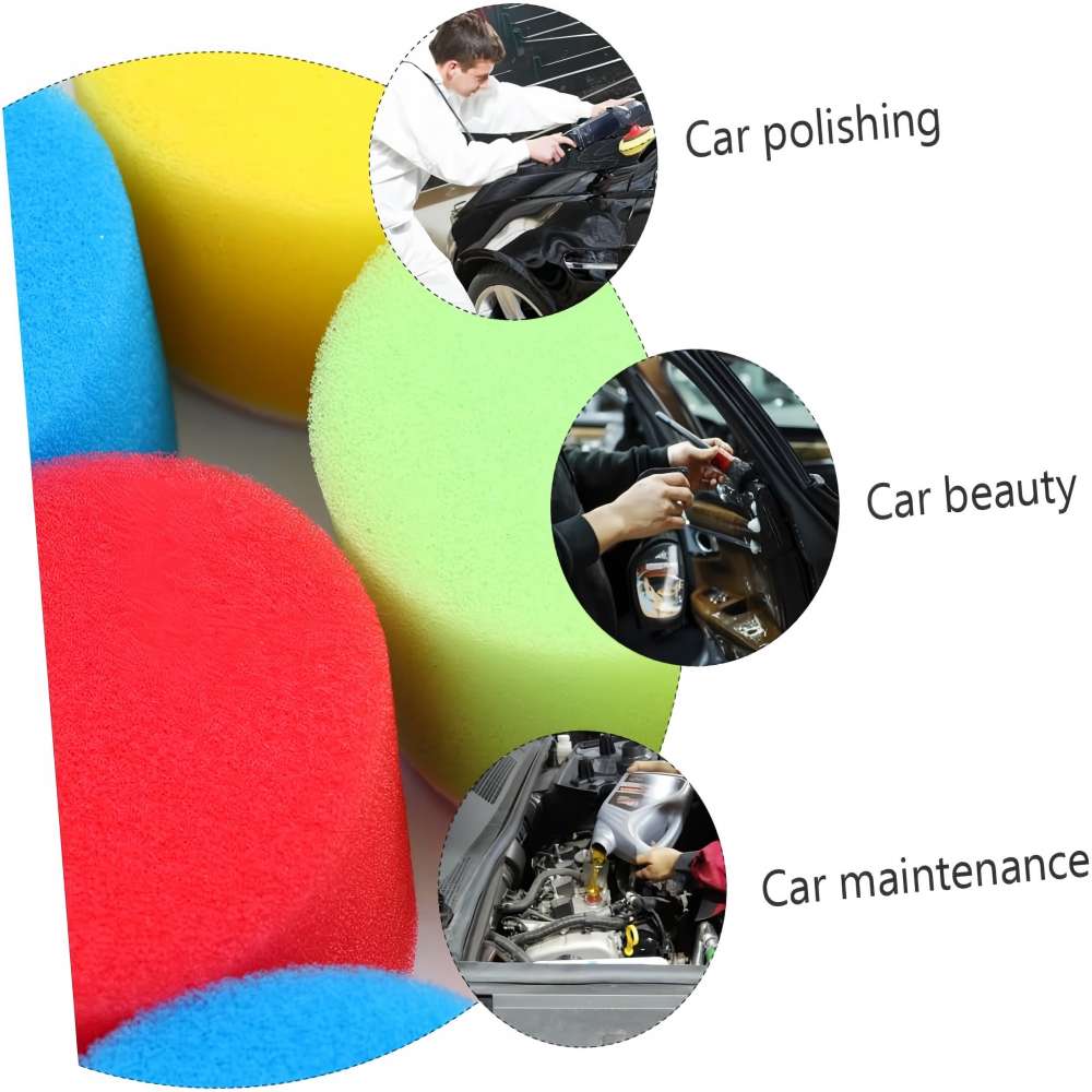 2Inch 50MM Car Doam Polishing  - مراجعة Polish Pad Set Buffer وسعره
