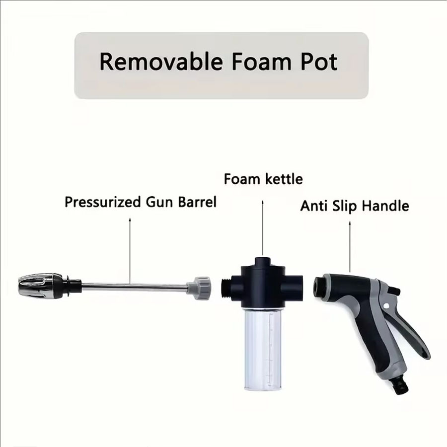 Car Wash High Pressure Water G - مراجعة Pressure Washer Foam Gun وسعره