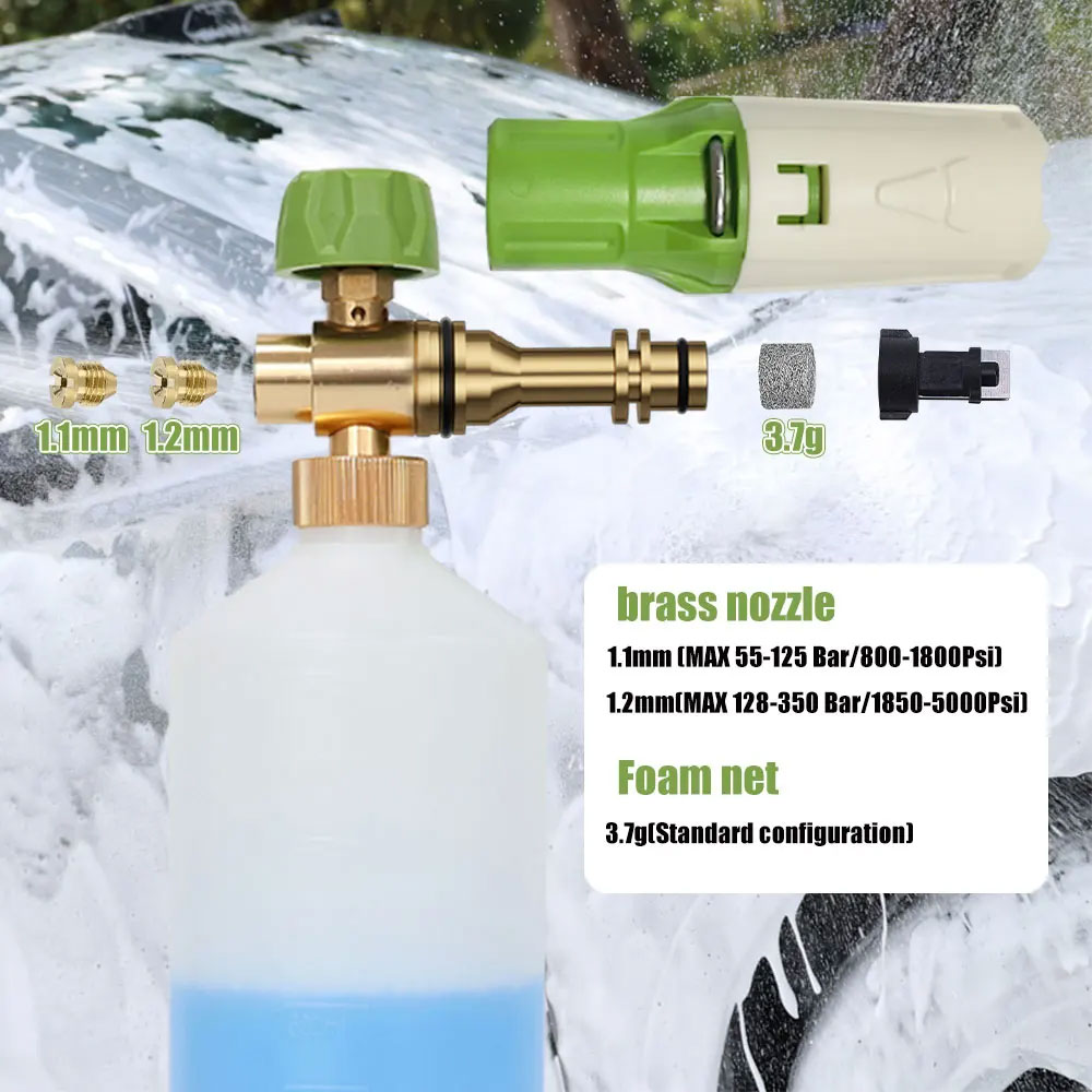 Aluminum Foam gun Lance Foam c - مراجعة Pressure Washer Foam Gun وسعره