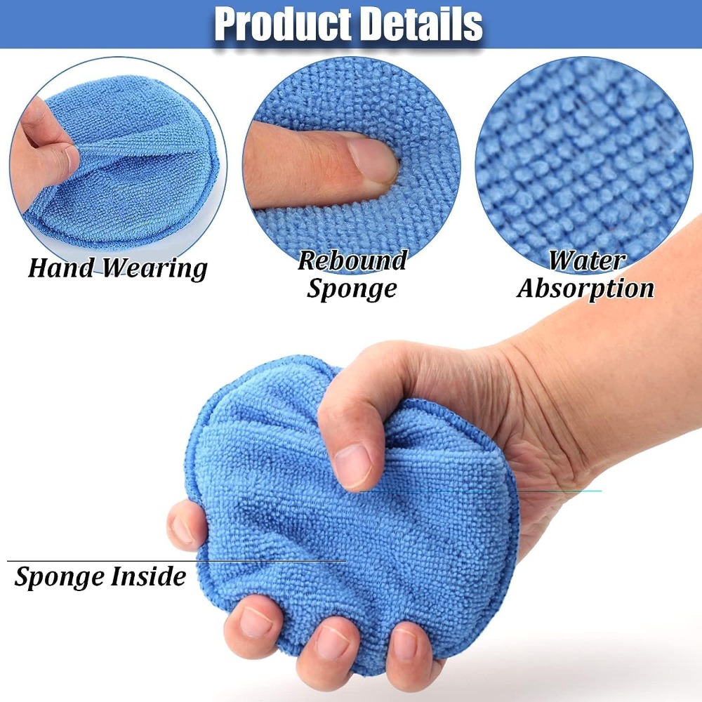 Microfiber Wax Applicator Pads - مراجعة Wax Applicator Pad وسعره