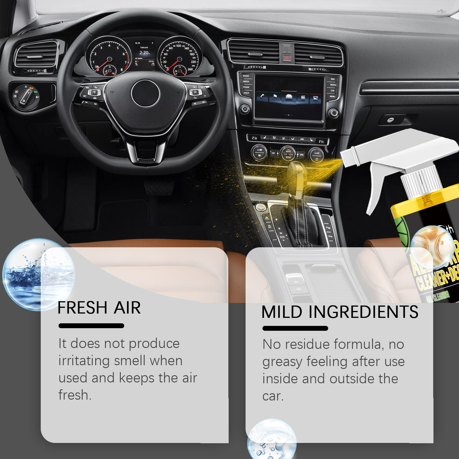 Auto Interior Cleaner Remove T - مراجعة Leather Cleaner Interior وسعره
