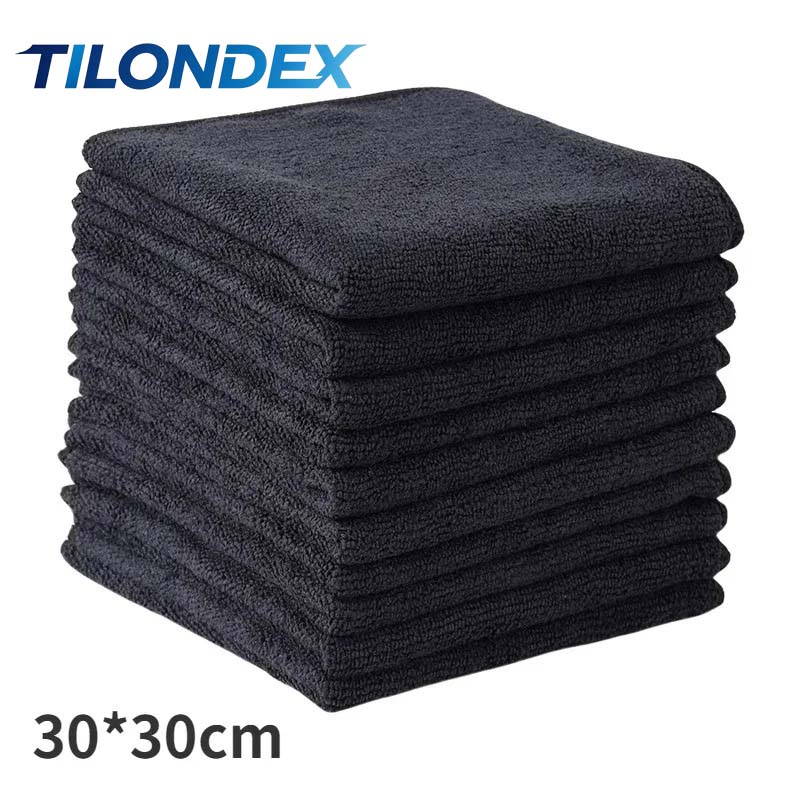 TILONDEX 1/3PCS Black Microfib - مراجعة Microfiber Towel Detailing وسعره