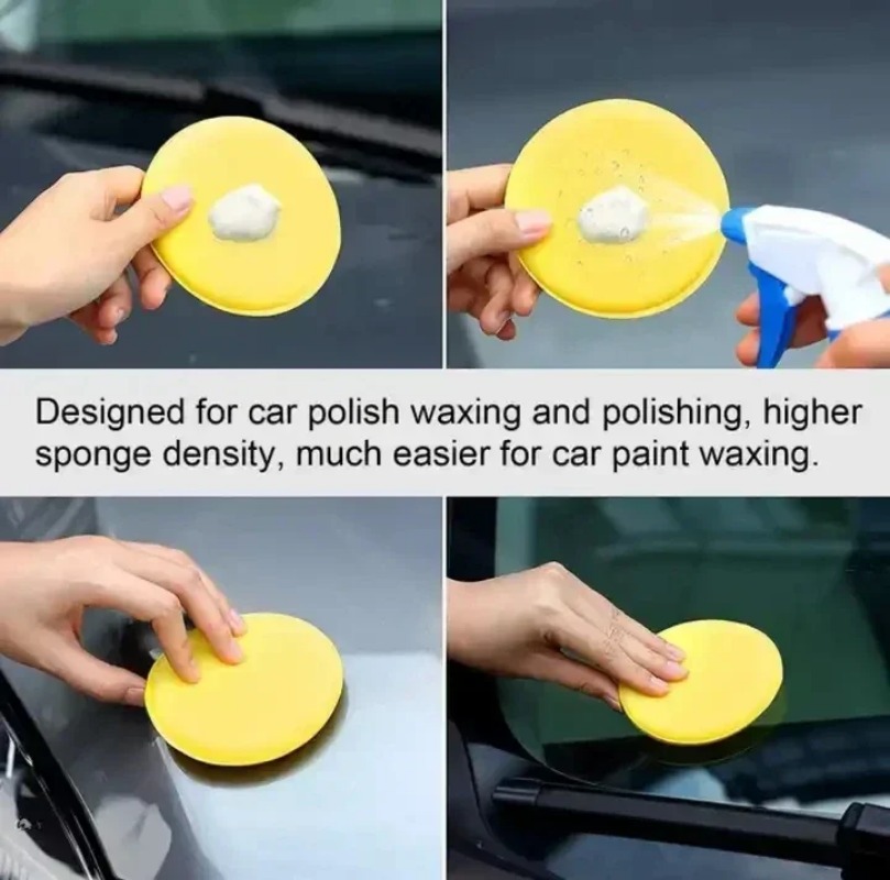 6PCS Car Care Foam Wax Applica - مراجعة Wax Applicator Pad وسعره