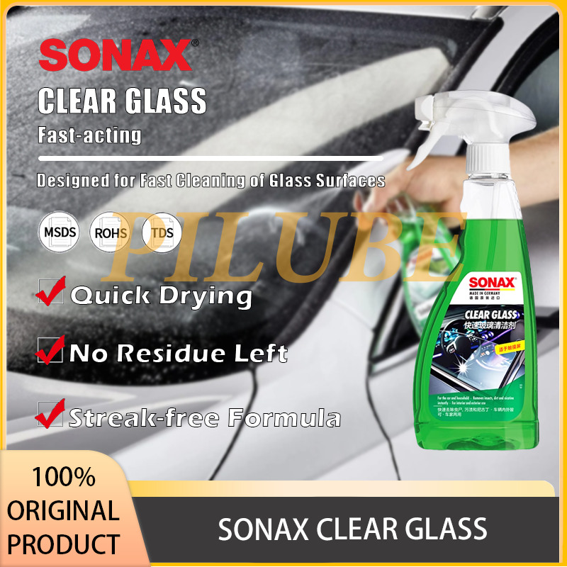 SONAX CLEAR GLASS Fast Glass C - مراجعة Glass Cleaner Streak وسعره