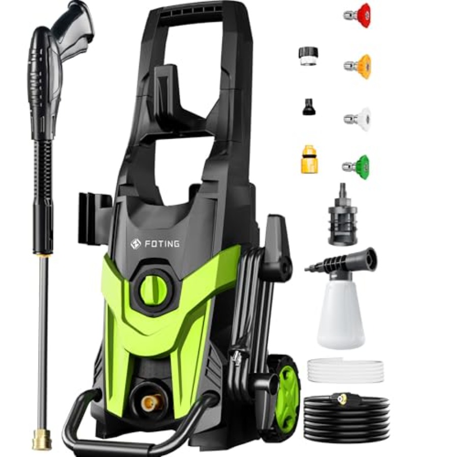 Power waher 4300PSI with 4 Qui - مراجعة Foam Cannon Car Wash وسعره