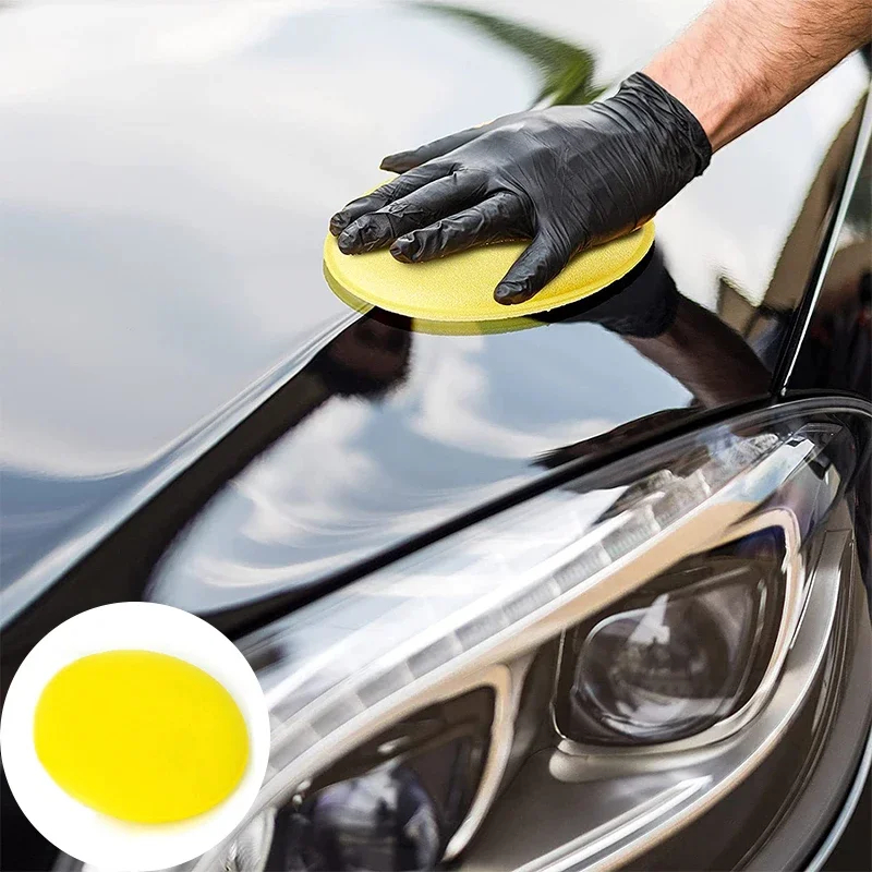12Pcs Round Car Waxing Polish  - مراجعة Wax Applicator Pad وسعره