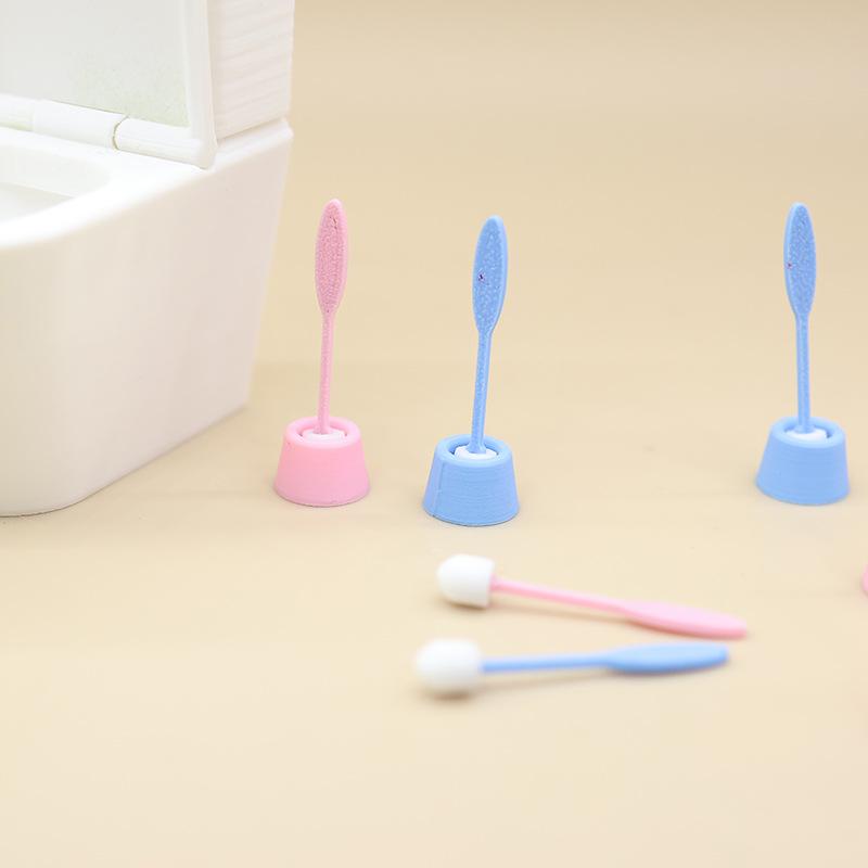 1 Set Mini Simulation Toilet B - مراجعة Detailing Brush Set وسعره