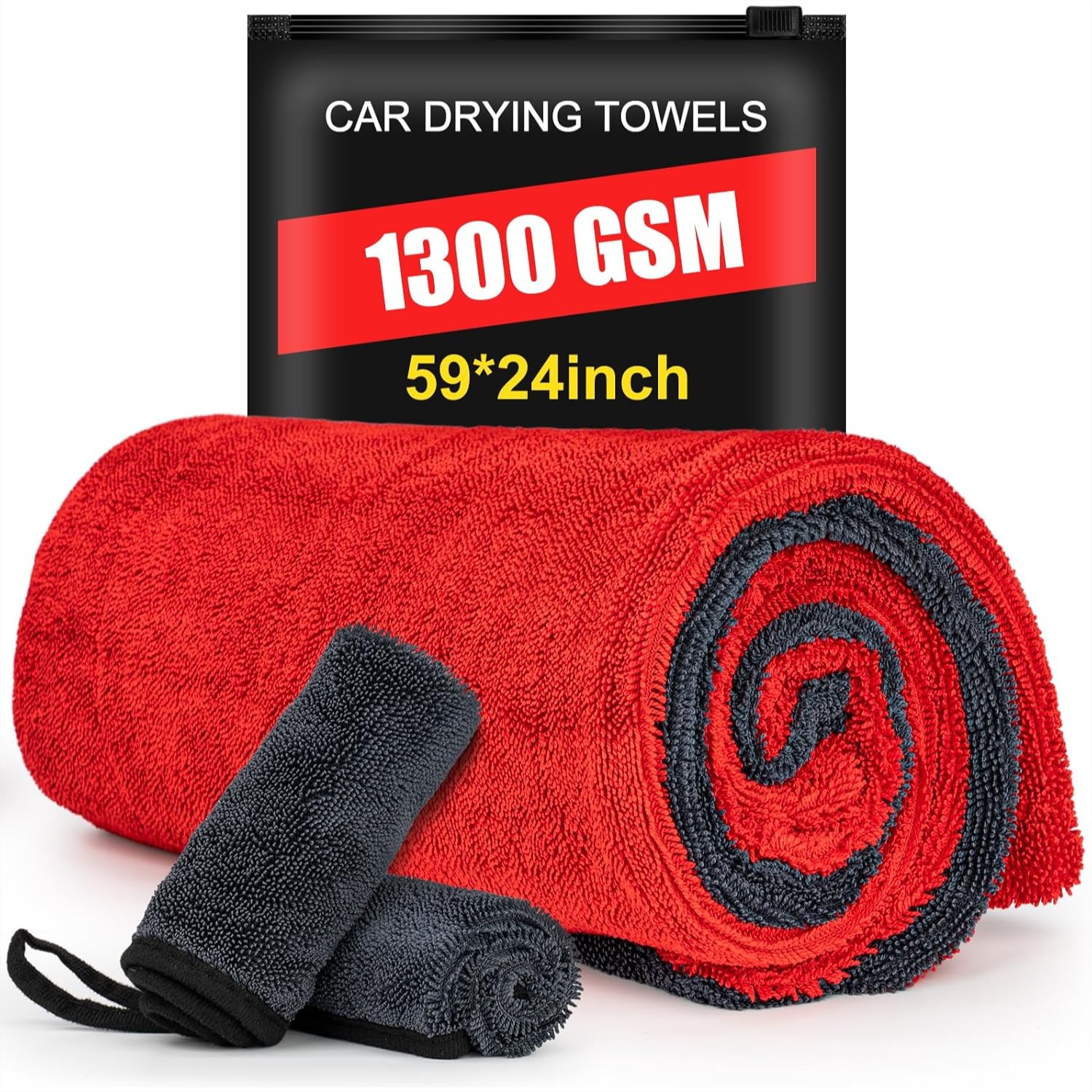 3-Pack Car Drying Towel Microf - مراجعة Microfiber Towel Detailing وسعره