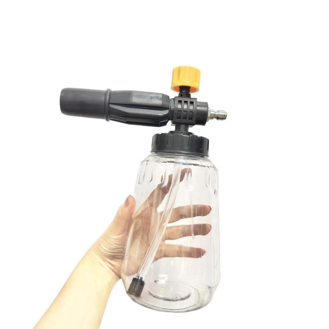 1 PC Black and Yellow Thick ha - مراجعة Foam Cannon Car Wash وسعره