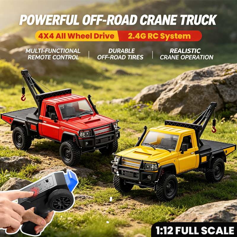 MN82T 1:12 2.4G RC Crawler Hoi - مراجعة Dirt Brush Interior وسعره