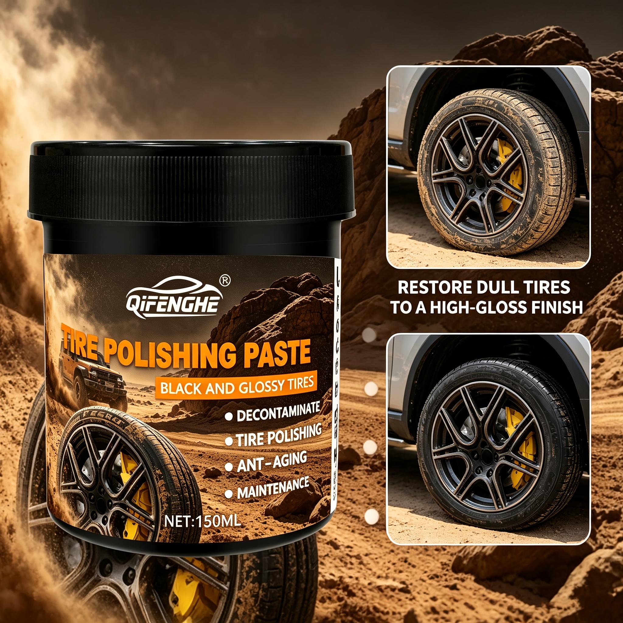 Car Tire Polish Paste Kit - Hi - مراجعة Wax Applicator Pad وسعره