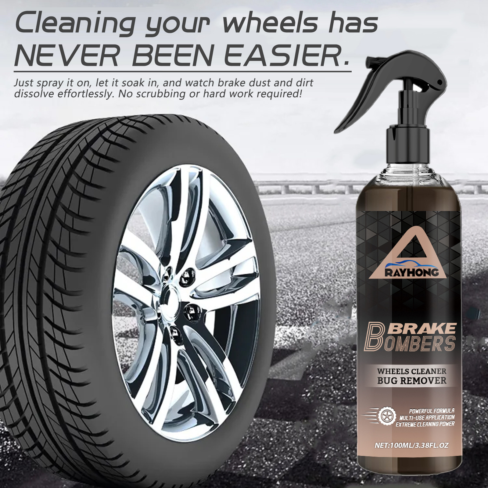 120ml Non Acid Wheel Cleaner B - مراجعة Wheel Cleaner Alloy وسعره