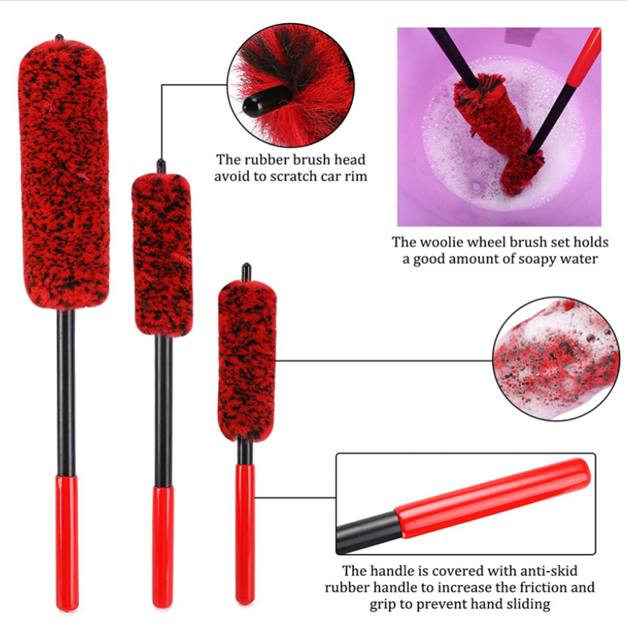 Car Wheel Woolies Plush Soft A - مراجعة Wheel Cleaner Alloy وسعره