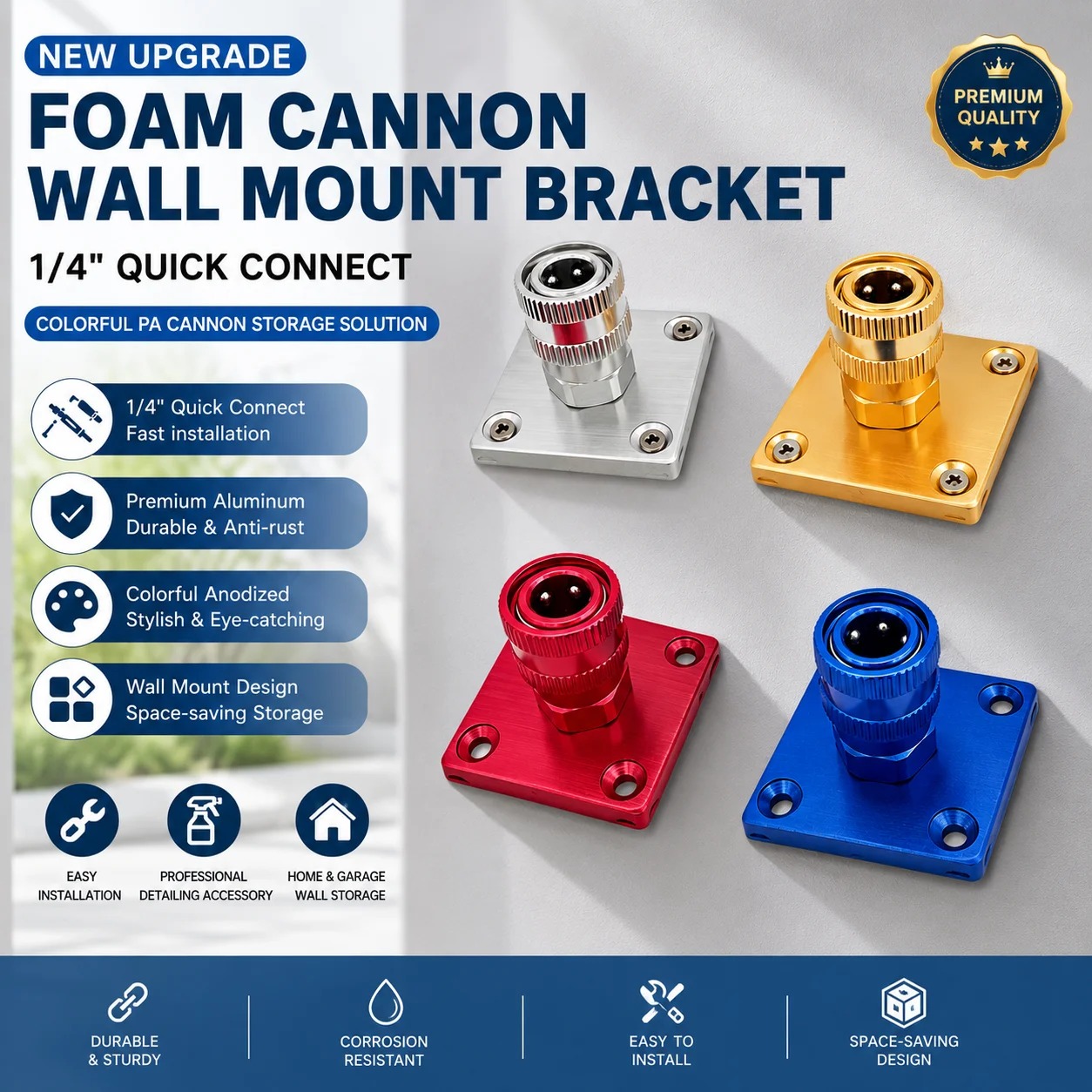 1/4 Quick Connect Foam Cannon  - مراجعة Foam Cannon Car Wash وسعره