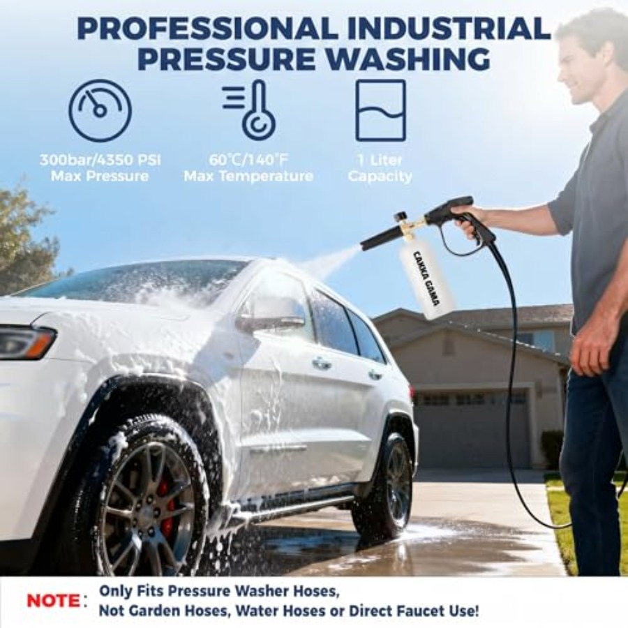for Pressure Washer, Industria - مراجعة Foam Cannon Car Wash وسعره