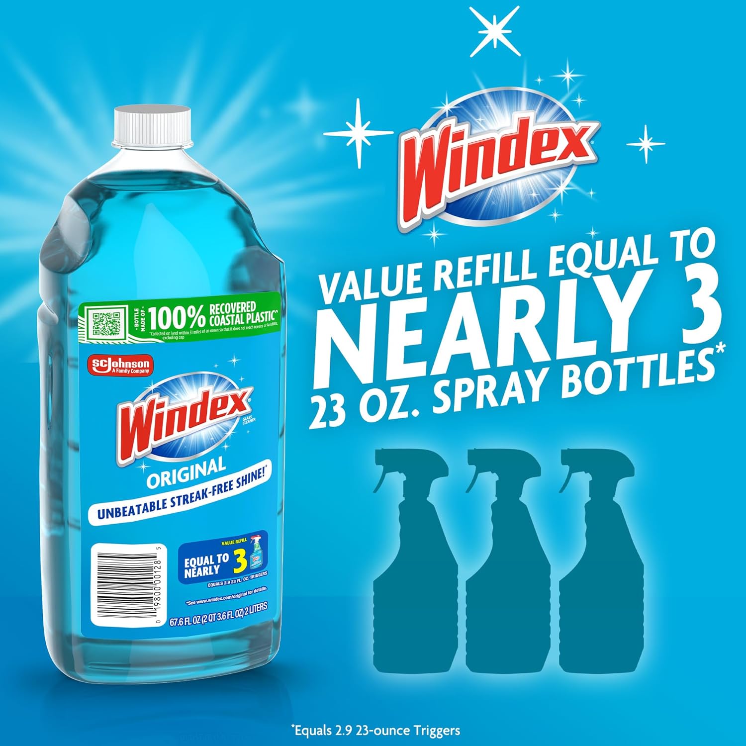 Glass and Window Cleaner Refil - مراجعة Glass Cleaner Streak وسعره