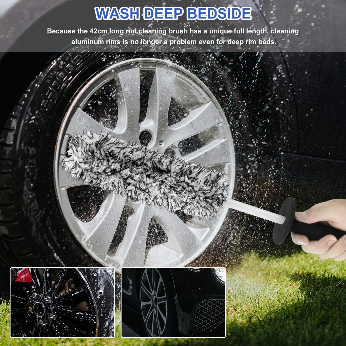 Car Alloy Wheel Cleaning Brush - مراجعة Wheel Cleaner Alloy وسعره