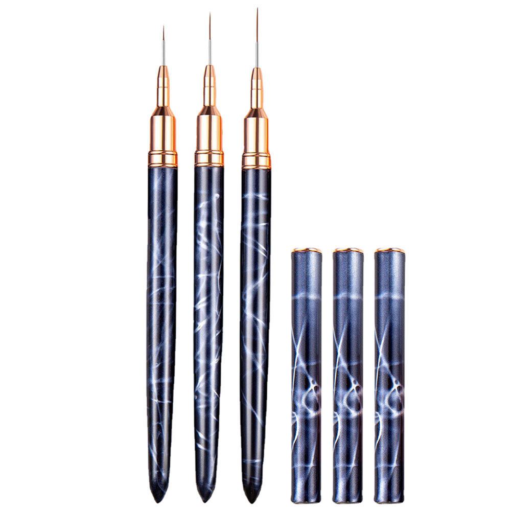 3Pcs Nail Art Brush Set Profes - مراجعة Detailing Brush Set وسعره