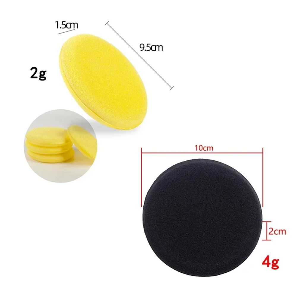 50pcs Round Car Ultra Soft Foa - مراجعة Wax Applicator Pad وسعره