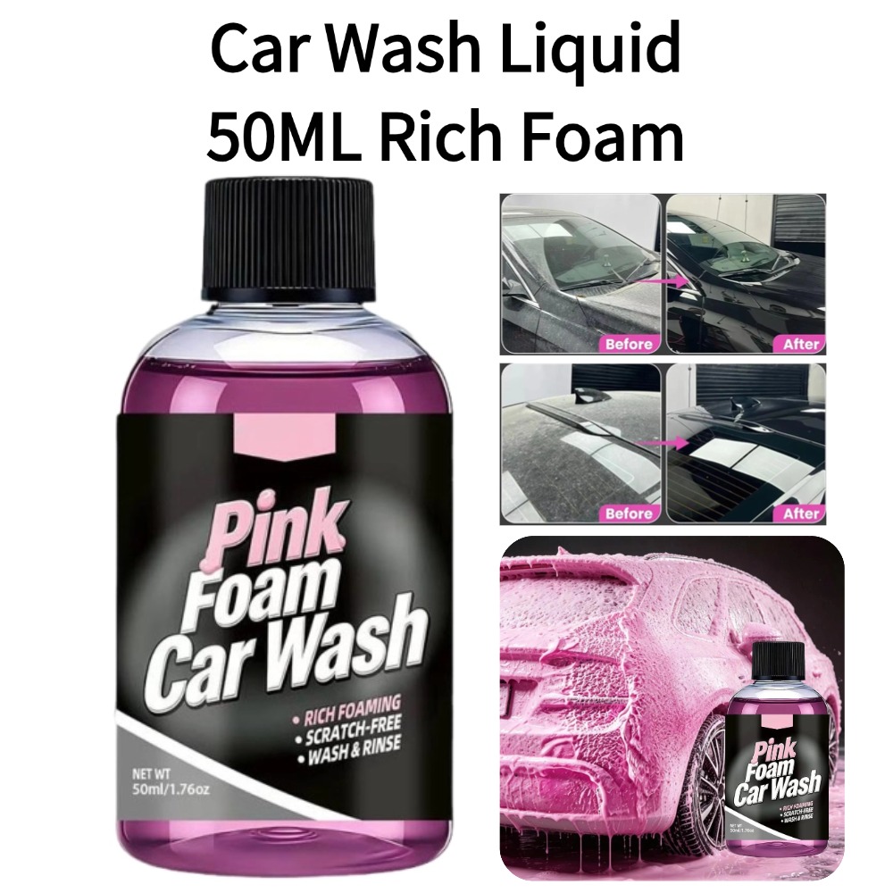 50ml Foam Car Wash Liquid Acti - مراجعة Microfiber Towel Detailing وسعره
