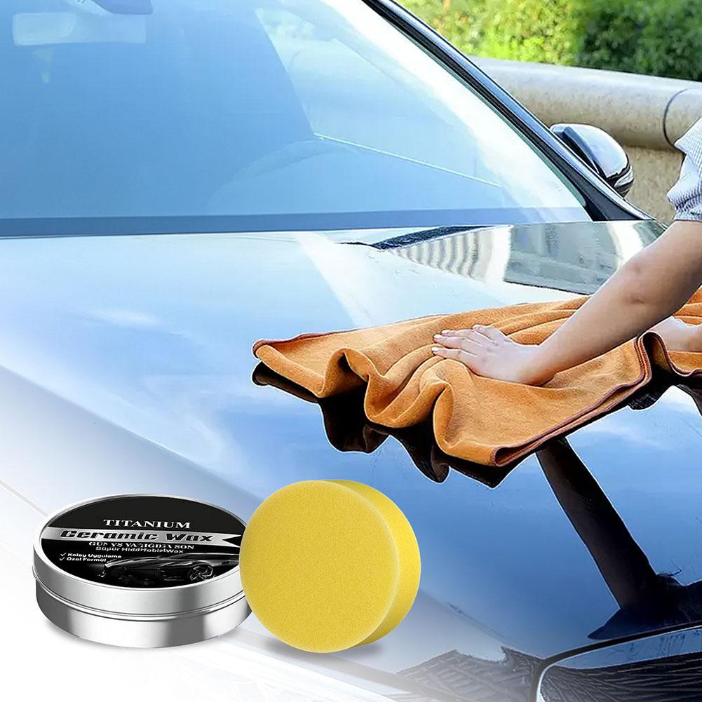 1-5pcs Ceramic Wax Cream Easy  - مراجعة Car Wax Ceramic Coating وسعره