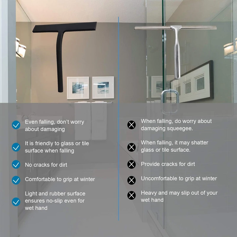 Silicone Squeegee Streak Free  - مراجعة Glass Cleaner Streak وسعره