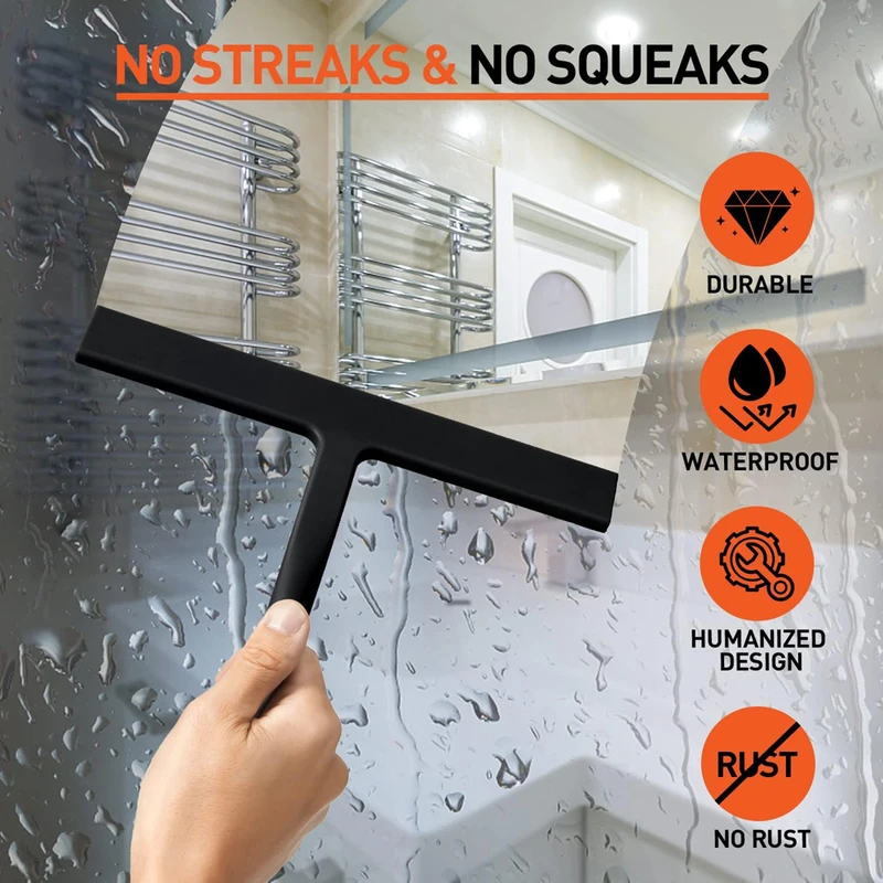 Silicone Squeegee Streak Free  - مراجعة Glass Cleaner Streak وسعره