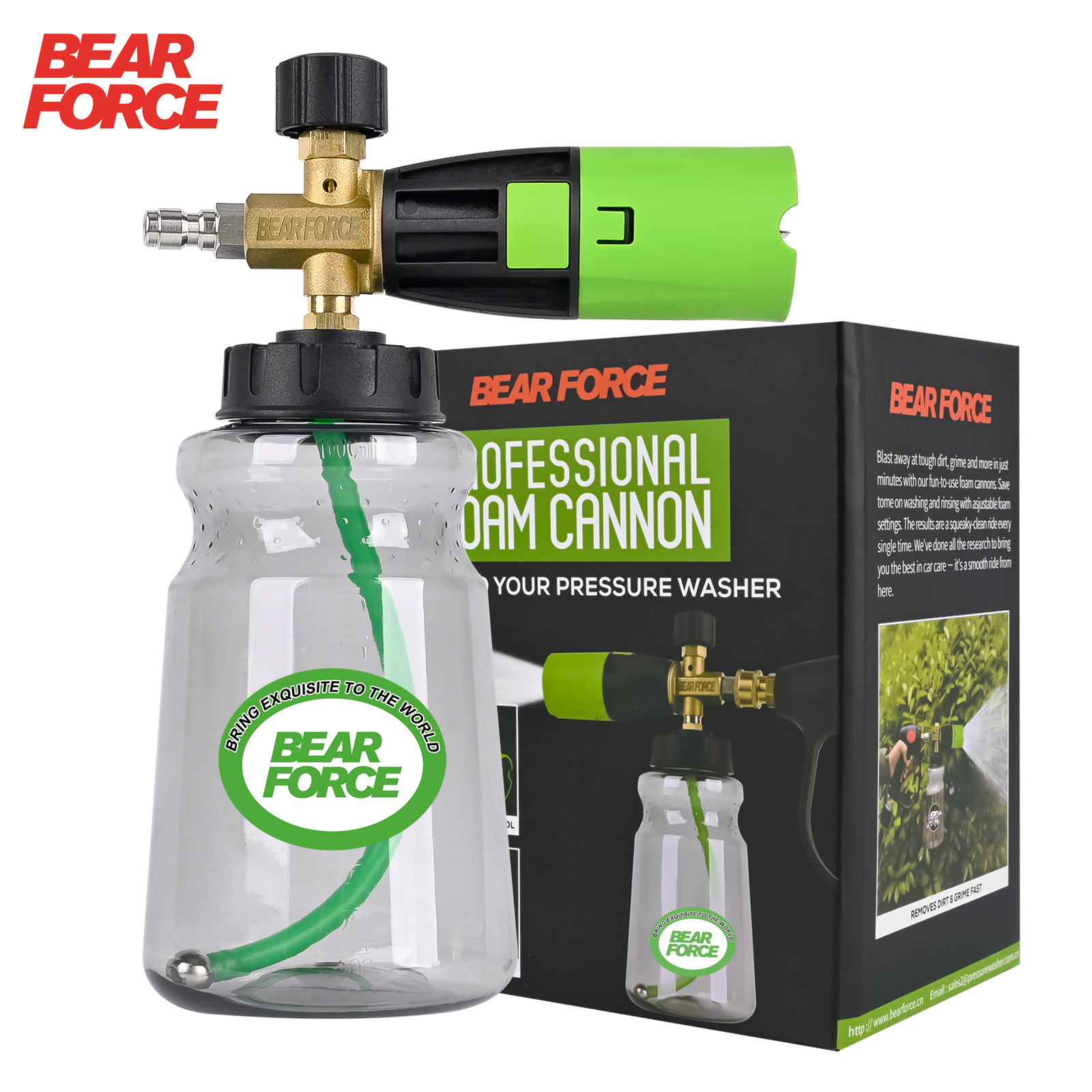 BEAR FORCE Innovative Pressure - مراجعة Foam Cannon Car Wash وسعره