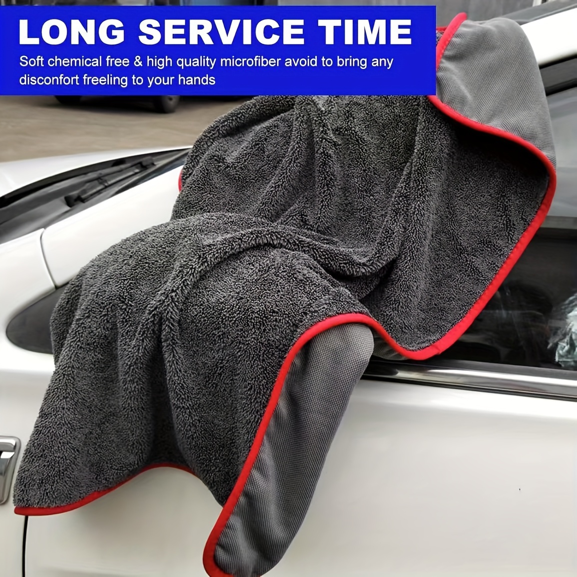 Ultra Absorbent Car Towel XXL  - مراجعة Microfiber Towel Detailing وسعره