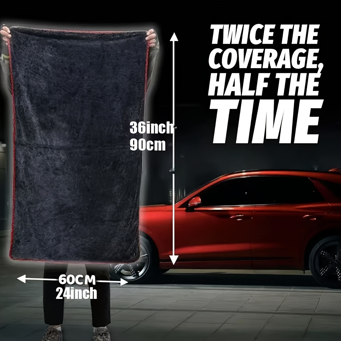 Ultra Absorbent Car Towel XXL  - مراجعة Microfiber Towel Detailing وسعره