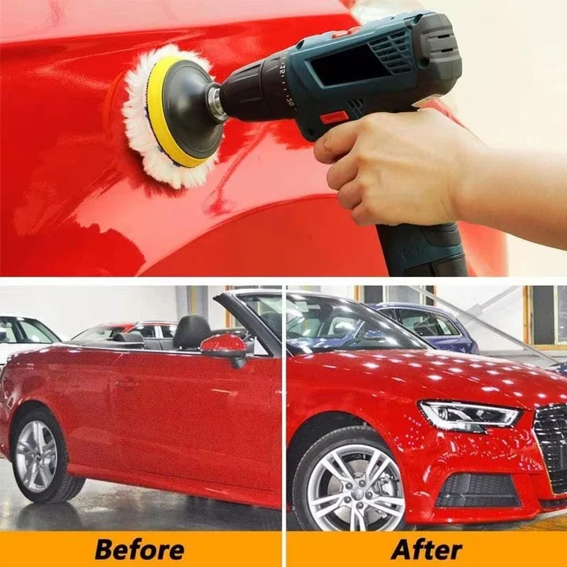 New 8Pcs Car Polishing Pads Ki - مراجعة Polish Pad Set Buffer وسعره